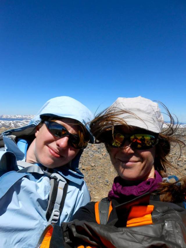 Shannon and I at the summit of Mt. Cameron 14, 238' # 7 in the 30 by 30. 